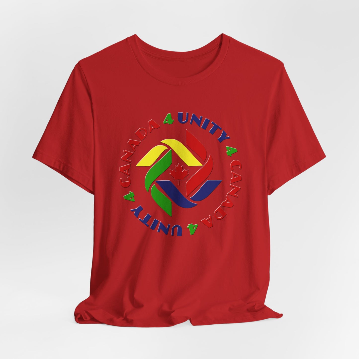 Unity 4 Canada Crayon Colours T-Shirt Short Sleeve