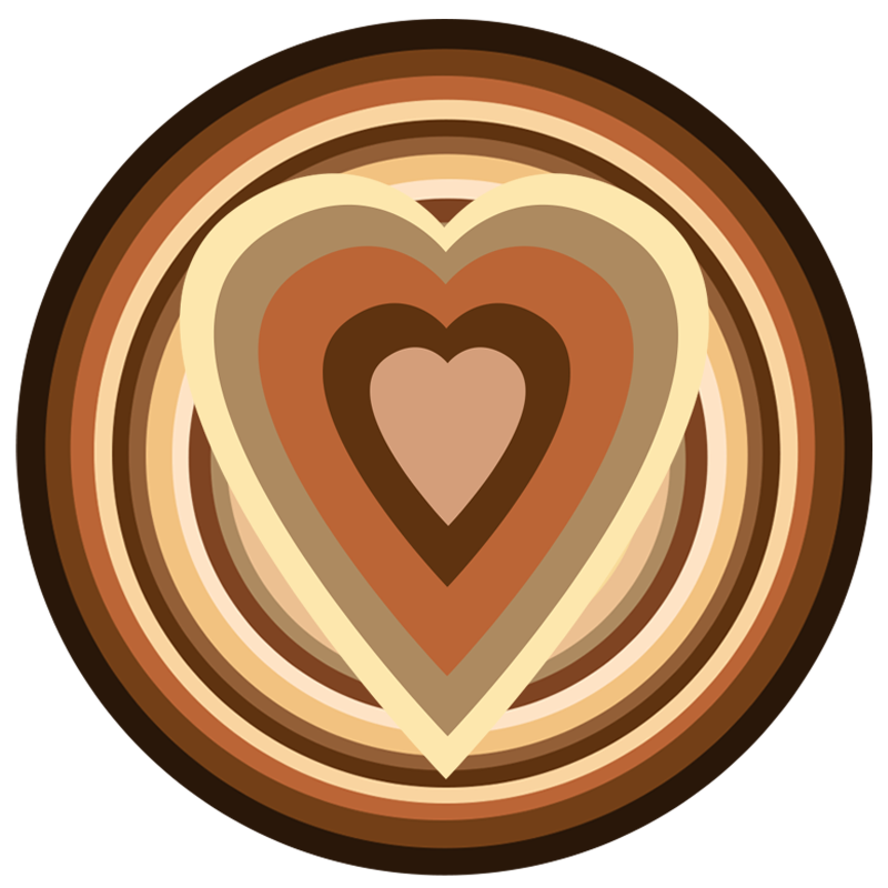 Beige Power Hearts