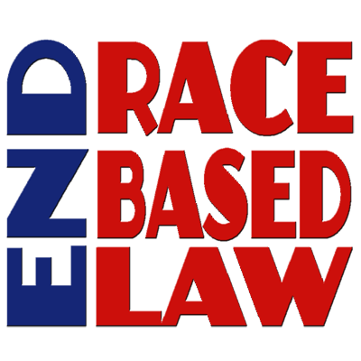 END RACE BASED LAW Blue Red