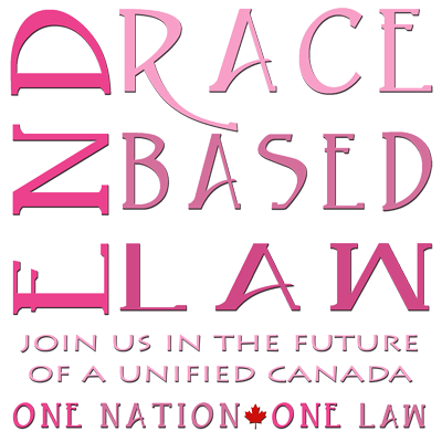 END RACE BASED LAW Canada Slim Pink