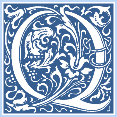Q Scroll Blue