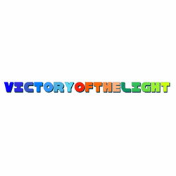 Victory Of The Light Multi Colour Banner
