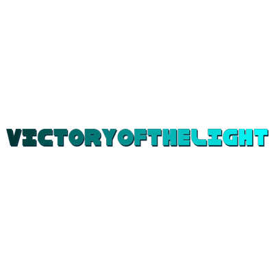 Victory Of The Light Teal Banner