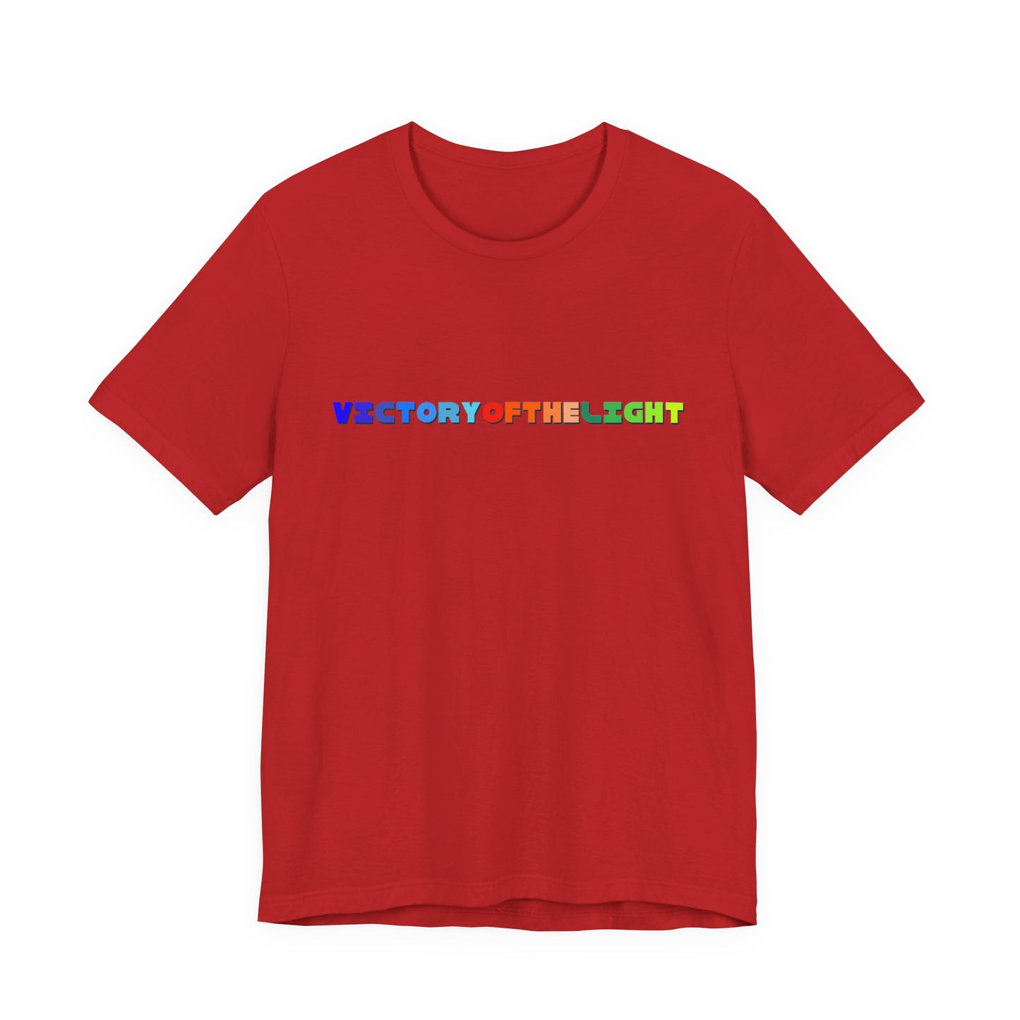 Victory Of The Light Multi Colour Banner T-Shirt Short Sleeve