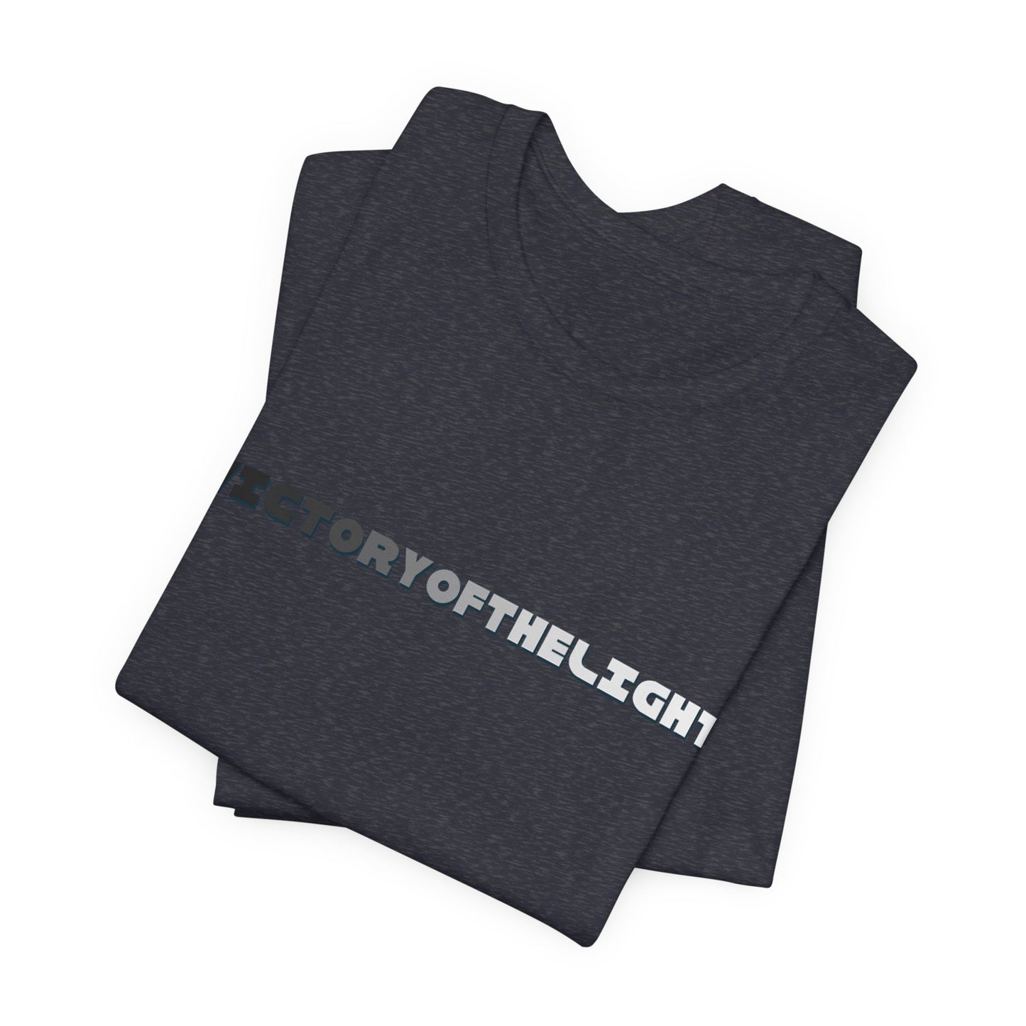 Victory Of The Light Grey Banner T-Shirt Short Sleeve
