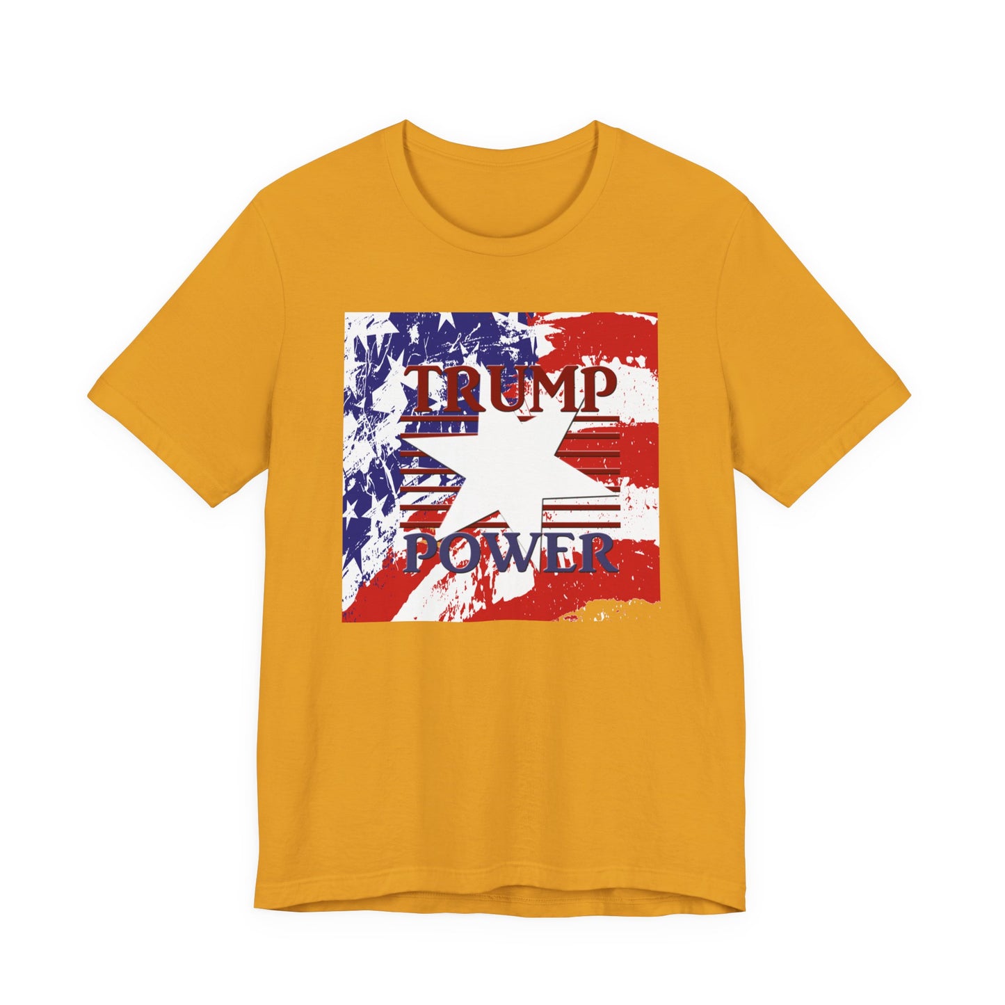 TRUMP POWER Stars and Stripes T-Shirt Short Sleeve