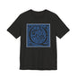 Q Scroll Blue T-Shirt Short Sleeve