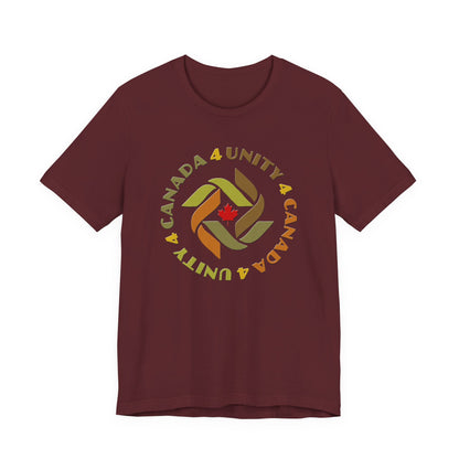 Unity 4 Canada Earth Tones T-Shirt Short Sleeve