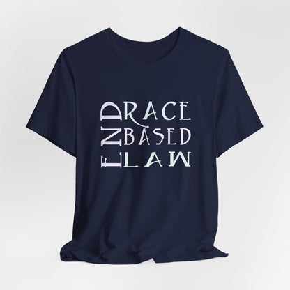 END RACE BASED LAW  Slim Pastel T-Shirt Short Sleeve