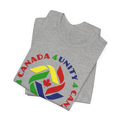 Unity 4 Canada Crayon Colours T-Shirt Short Sleeve