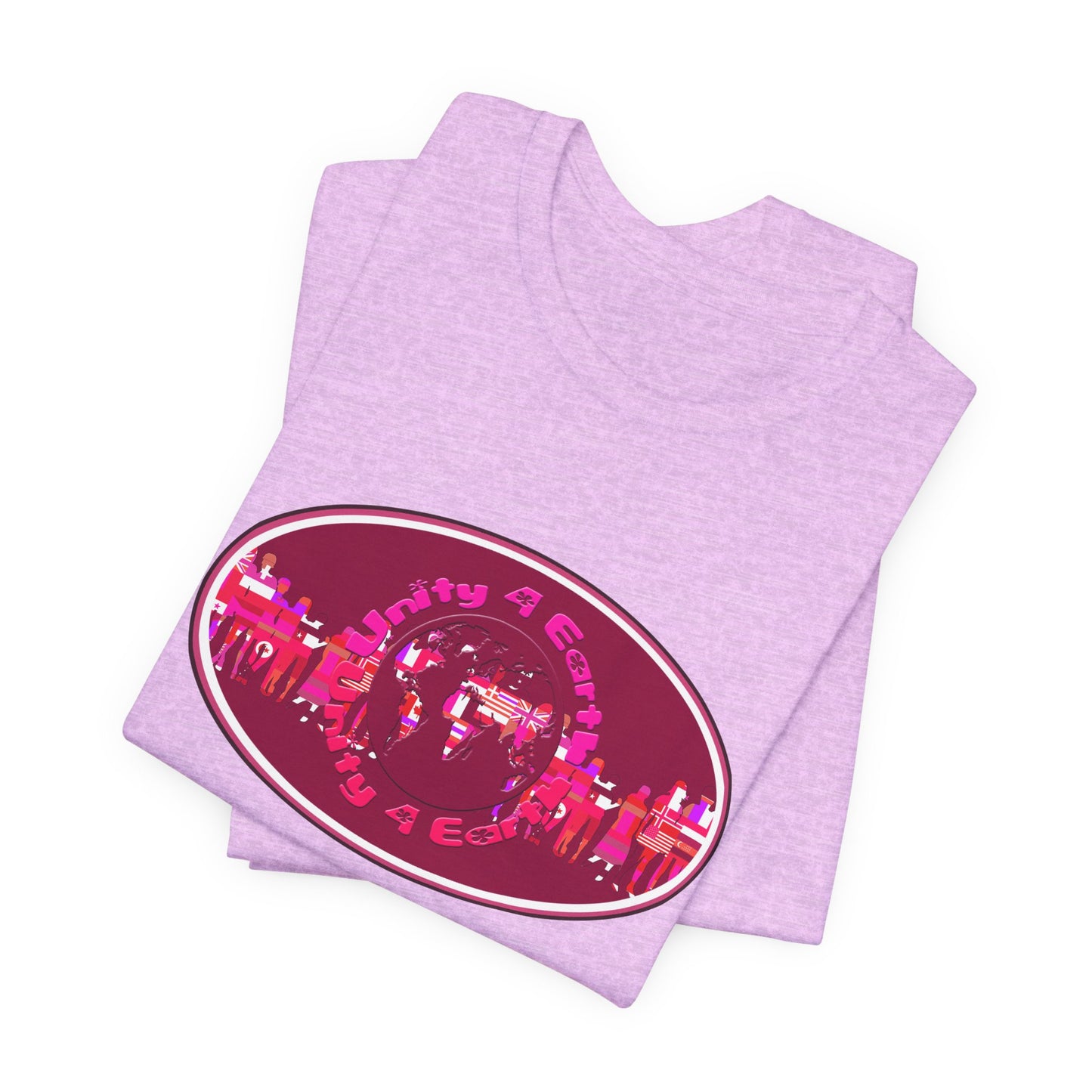 Unity 4 Earth Oval T-Shirt Short Sleeve