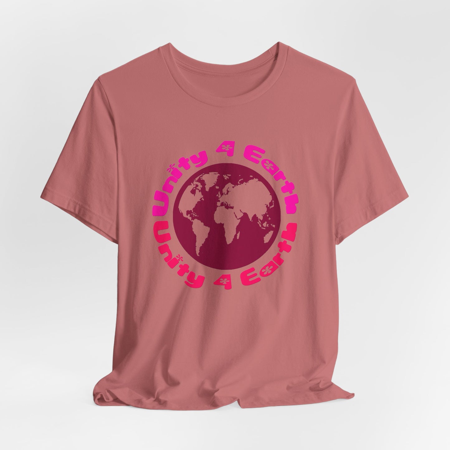 Unity 4 Earth Pink T-Shirt Short Sleeve