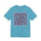 Q Scroll Wine T-Shirt Short Sleeve