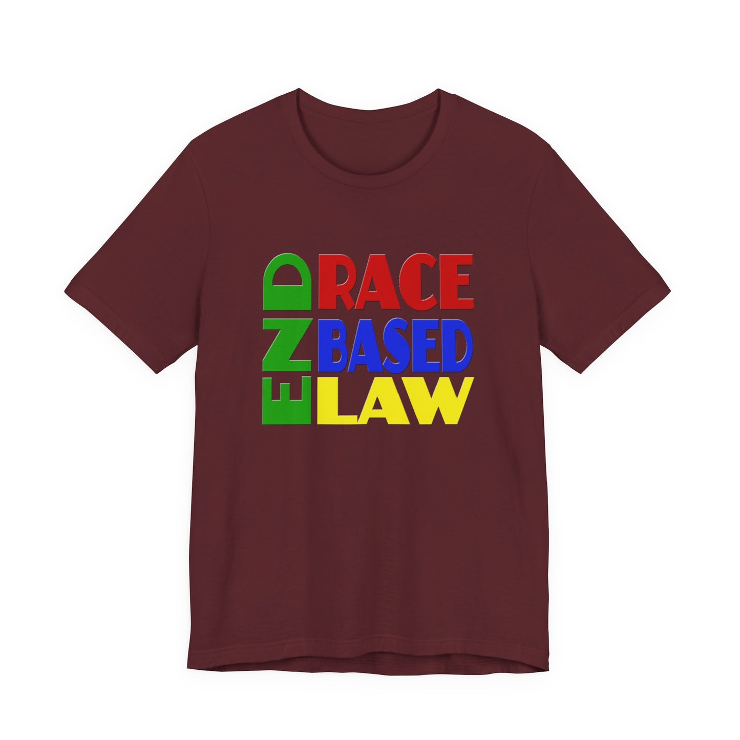 END RACE BASED LAW Crayon Colours T-Shirt Short Sleeve