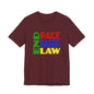 END RACE BASED LAW Crayon Colours T-Shirt Short Sleeve