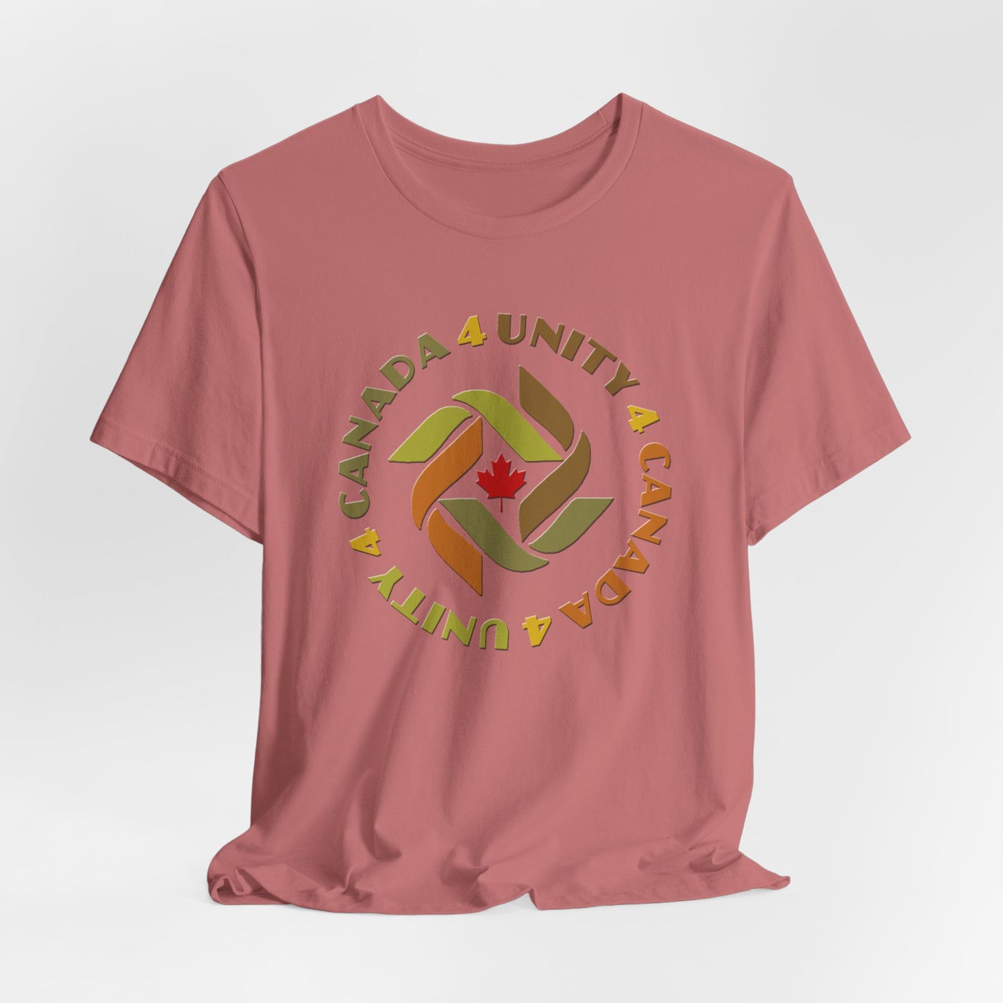 Unity 4 Canada Earth Tones T-Shirt Short Sleeve