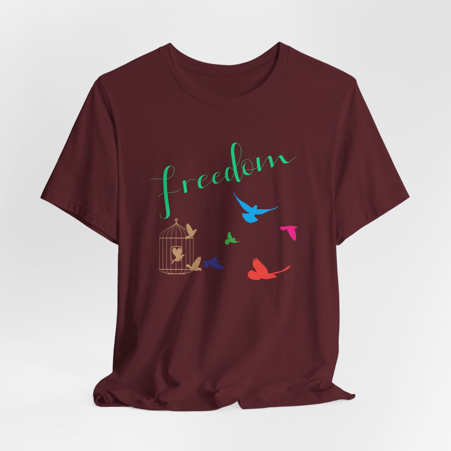 Freedom Birds T‑Shirt Short Sleeve