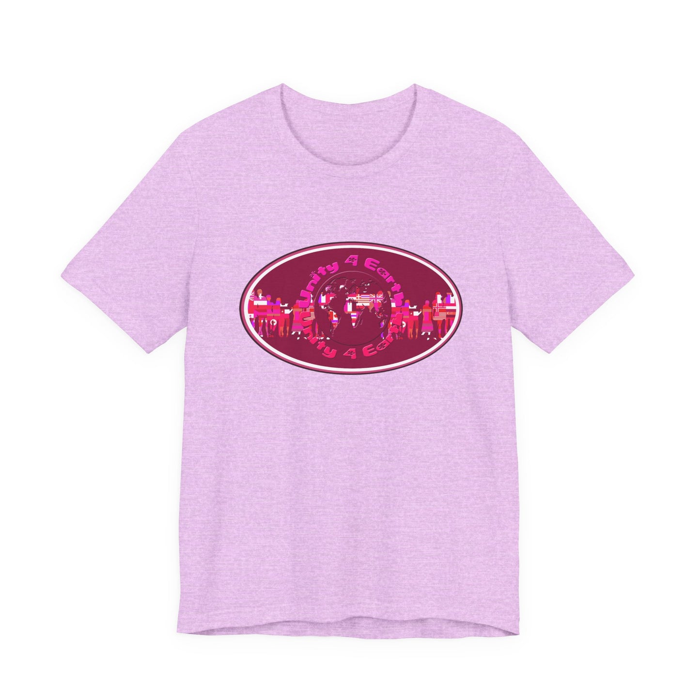 Unity 4 Earth Oval T-Shirt Short Sleeve