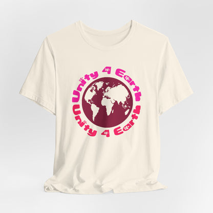 Unity 4 Earth Pink T-Shirt Short Sleeve