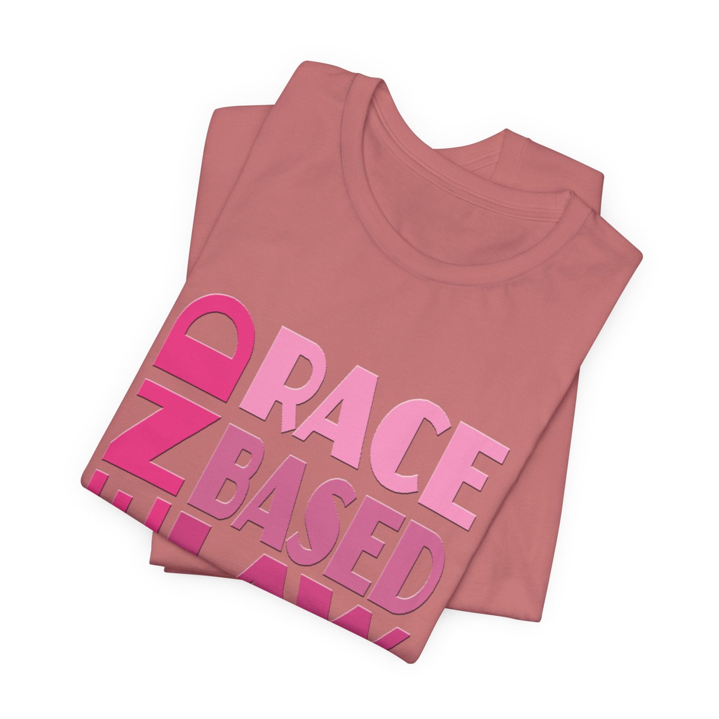 END RACE BASED LAW Pink T-Shirt Short Sleeve