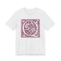 Q Scroll Wine T-Shirt Short Sleeve