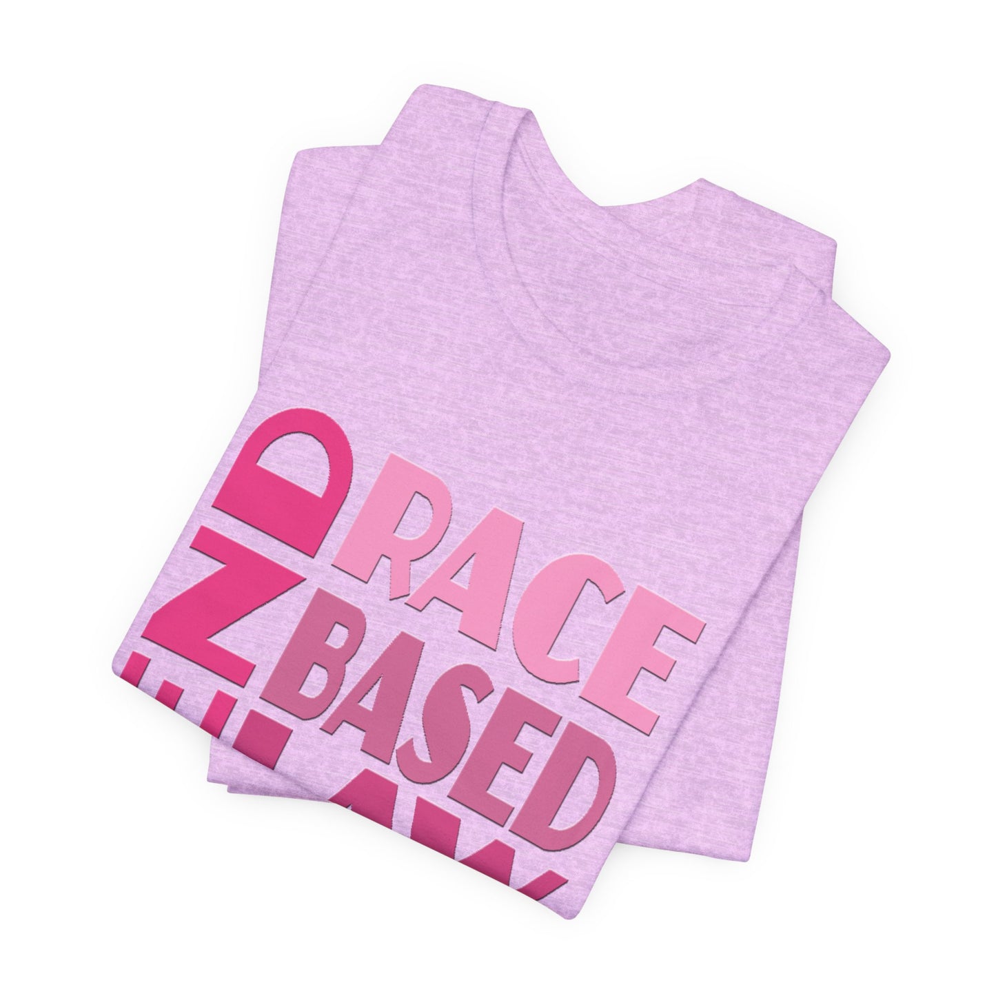 END RACE BASED LAW Pink T-Shirt Short Sleeve
