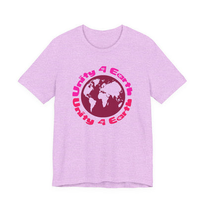 Unity 4 Earth Pink T-Shirt Short Sleeve