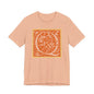 Q Scroll Orange T-Shirt Short Sleeve