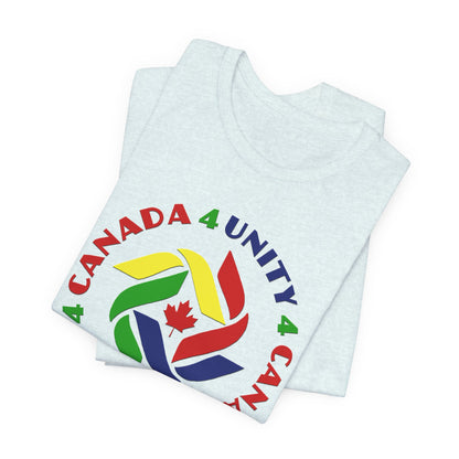 Unity 4 Canada Crayon Colours T-Shirt Short Sleeve