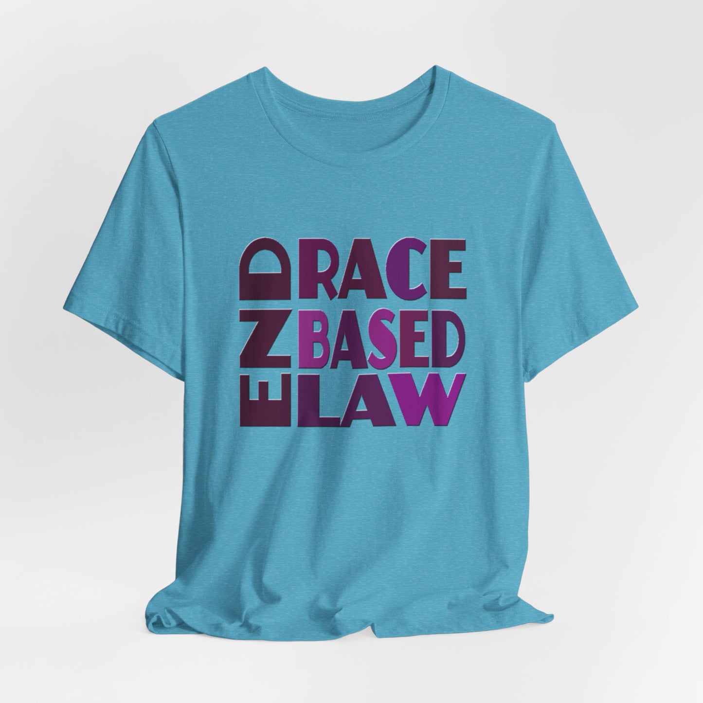 END RACE BASED LAW Purple T-Shirt Short Sleeve