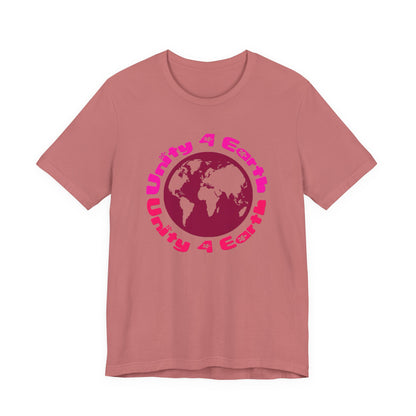 Unity 4 Earth Pink T-Shirt Short Sleeve