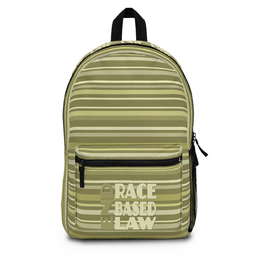 END RACE BASED LAW Beige Backpack