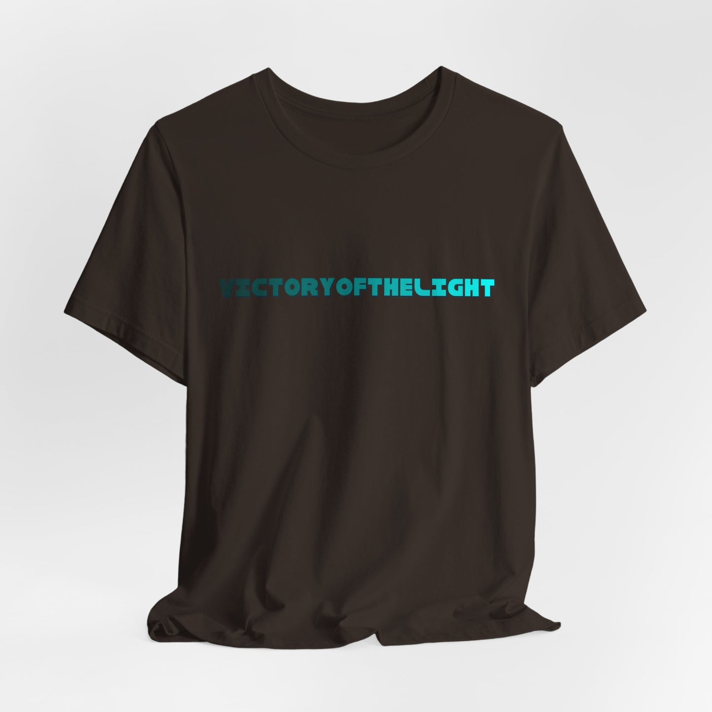 Victory Of The Light  Blue Banner T-Shirt Short Sleeve
