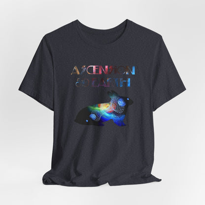 Ascension 5D Earth Rabbit T-Shirt Short Sleeve