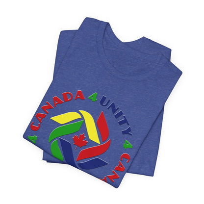 Unity 4 Canada Crayon Colours T-Shirt Short Sleeve
