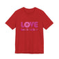 Love One Another T‑Shirt — Retro Pink Flower Peace Tee