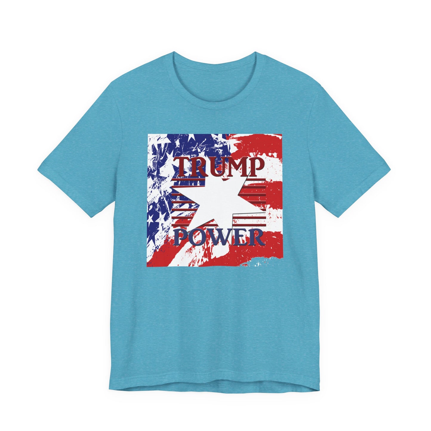 TRUMP POWER Stars and Stripes T-Shirt Short Sleeve