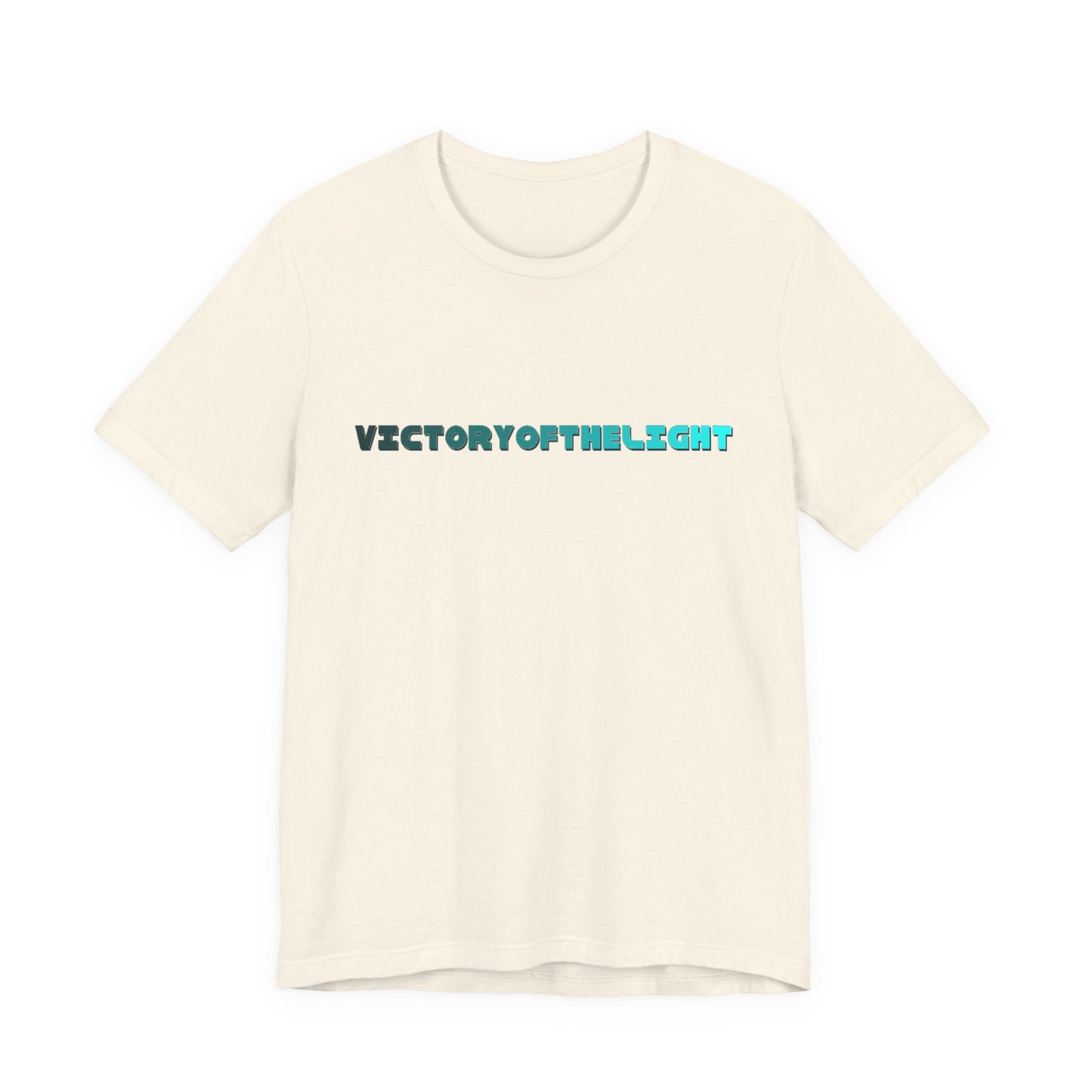 Victory Of The Light  Blue Banner T-Shirt Short Sleeve