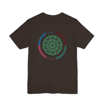 Fear Is The Virus 1 (front) 2 (back) T-Shirt Short Sleeve