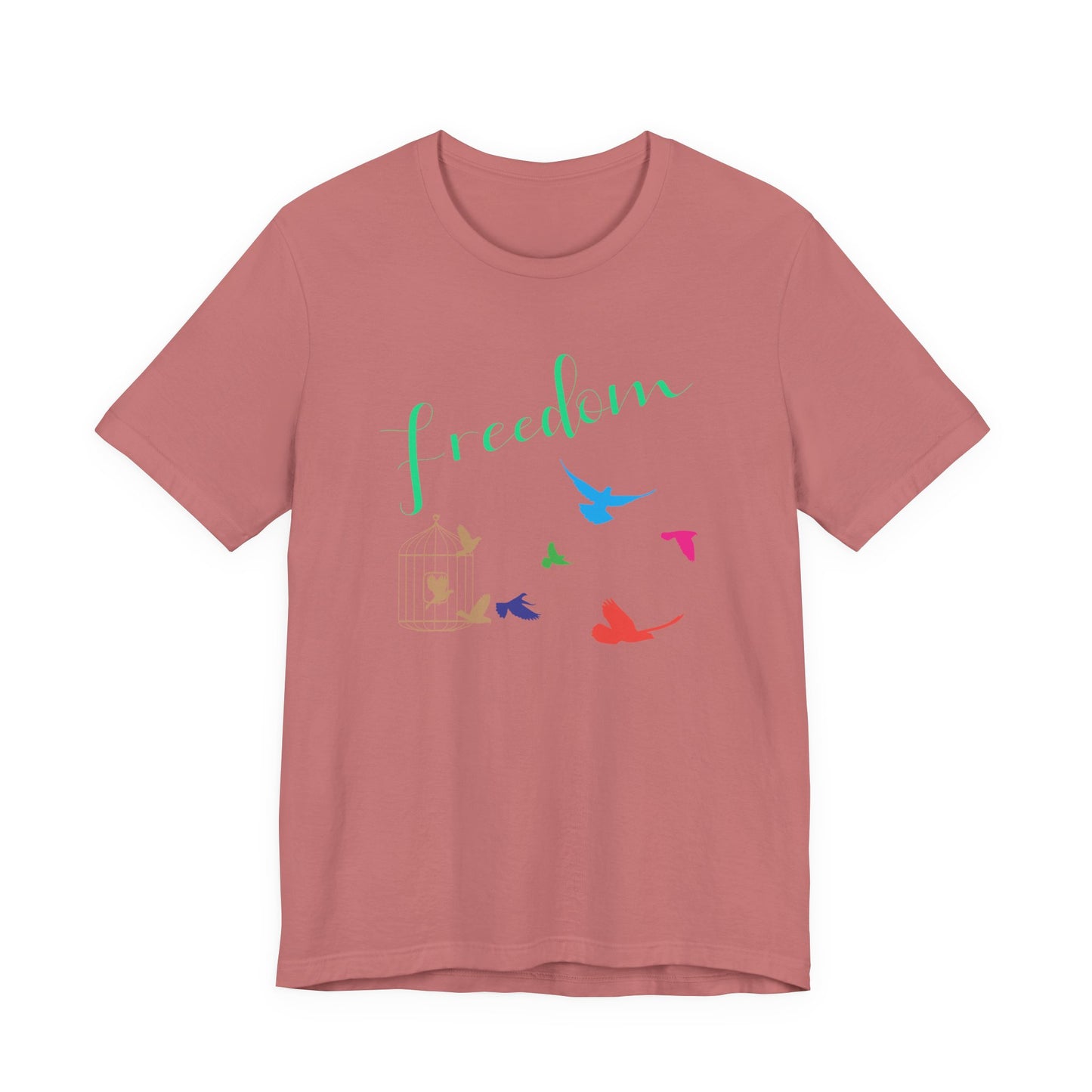Freedom Birds T‑Shirt Short Sleeve