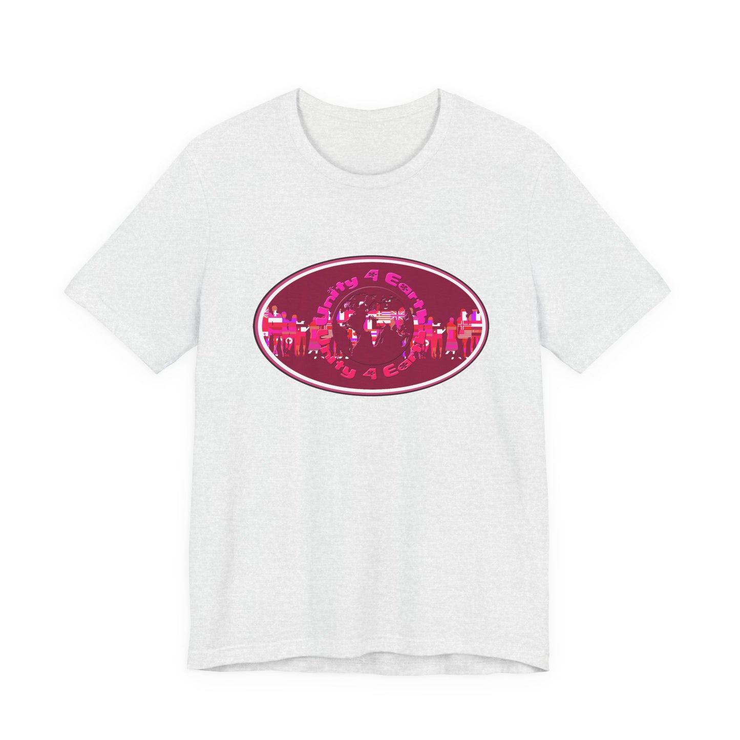 Unity 4 Earth Oval T-Shirt Short Sleeve