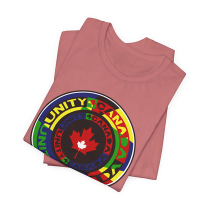 Unity 4 Canada Multi Colour T-Shirt Short Sleeve