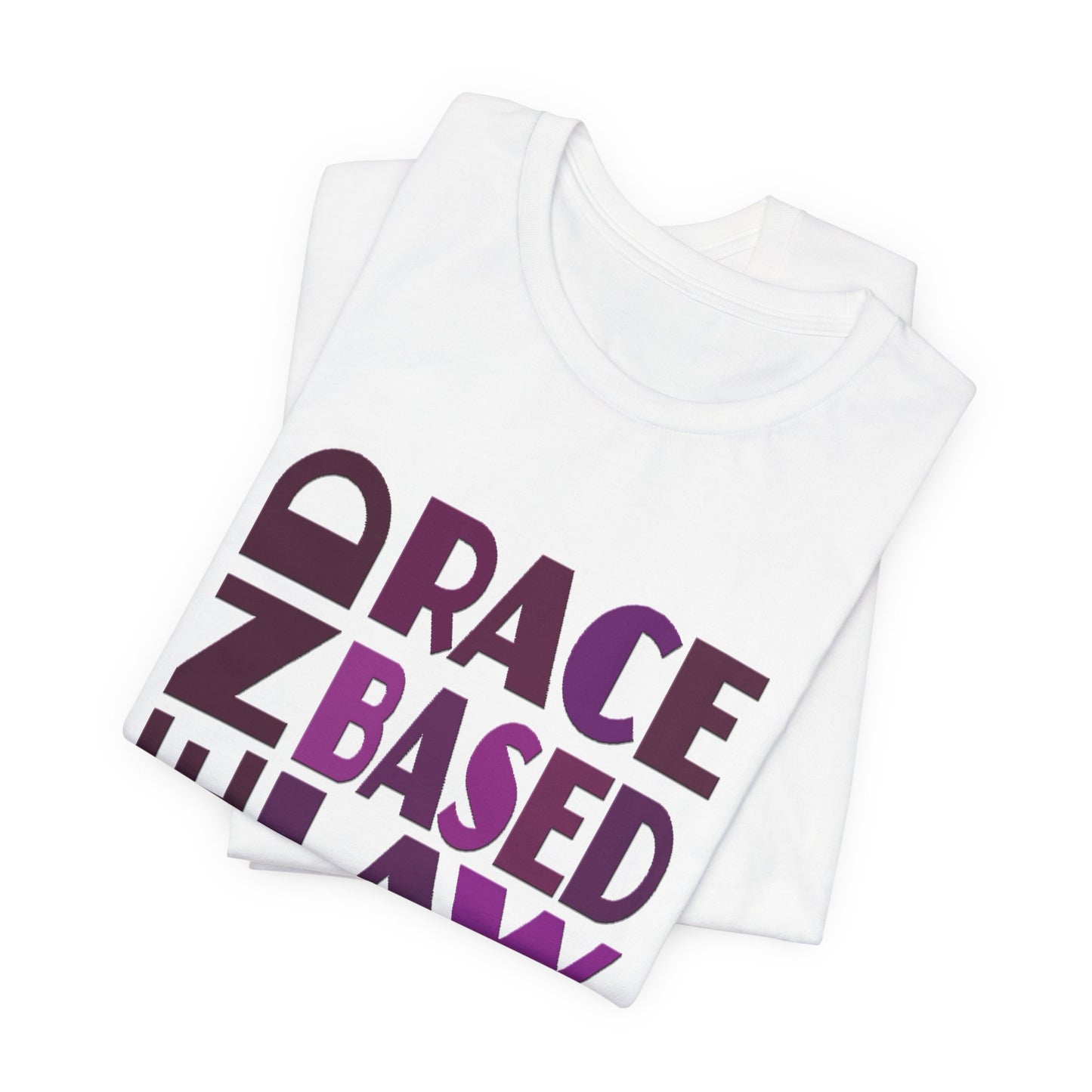 END RACE BASED LAW Purple T-Shirt Short Sleeve