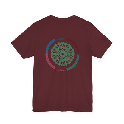 Fear Is The Virus 1 (front) 2 (back) T-Shirt Short Sleeve