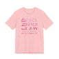 END RACE BASED LAW Canada Slim Pink T-Shirt Short Sleeve