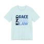 END RACE BASED LAW Blue T-Shirt Short Sleeve