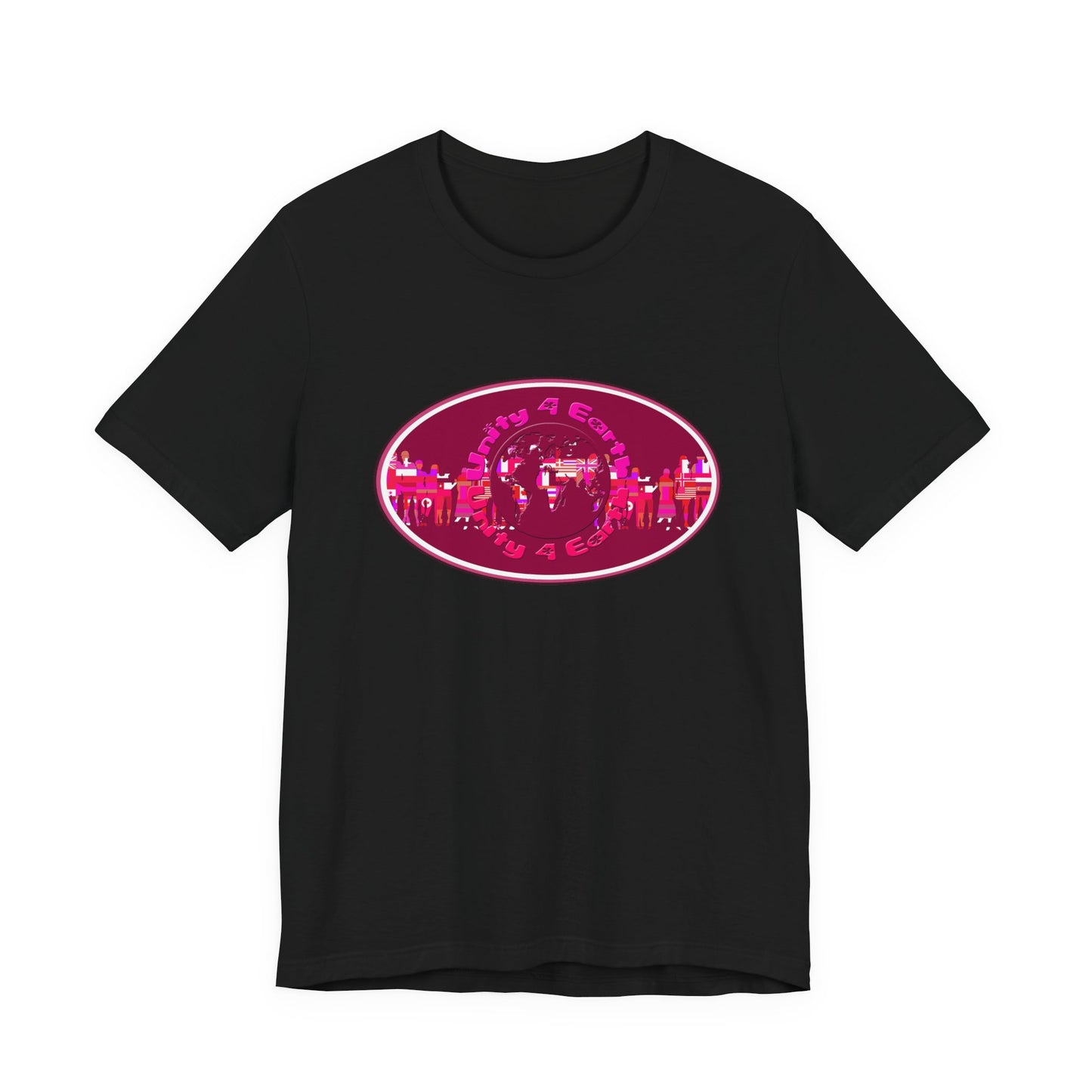 Unity 4 Earth Oval T-Shirt Short Sleeve