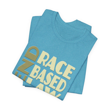 END RACE BASED LAW Beige T-Shirt Short Sleeve