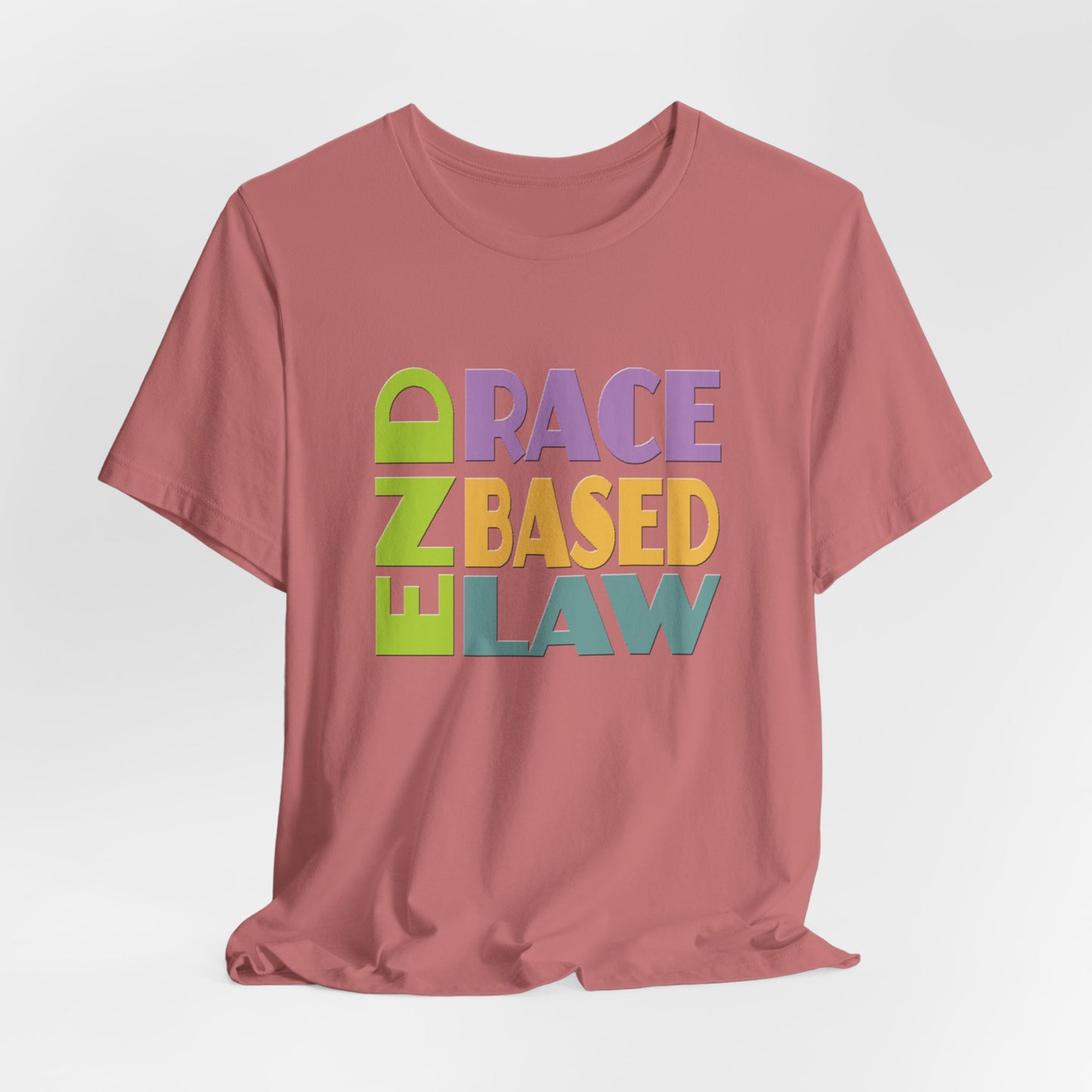 END RACE BASED LAW Pastel T-Shirt Short Sleeve