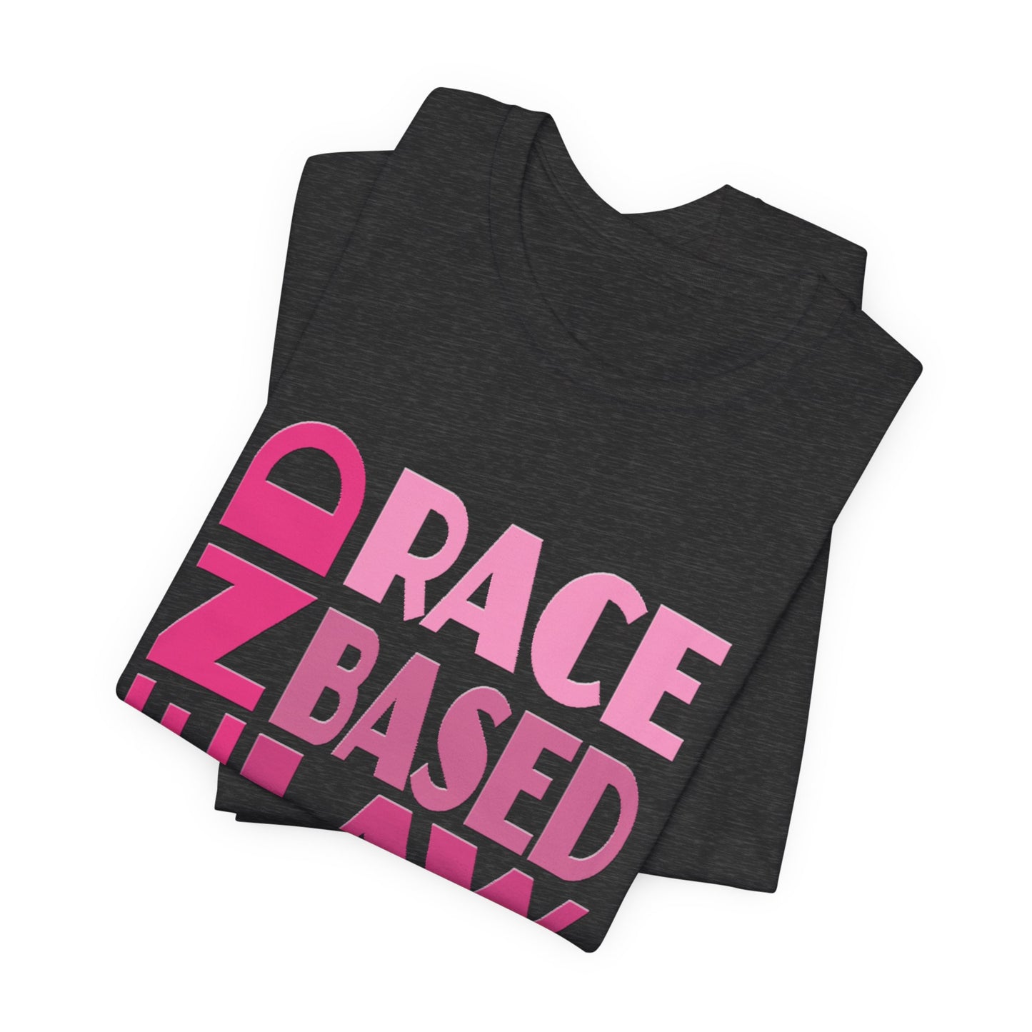 END RACE BASED LAW Pink T-Shirt Short Sleeve